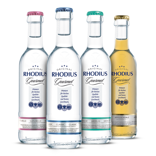 Four different varieties of RHODIUS Gourmet side by side.